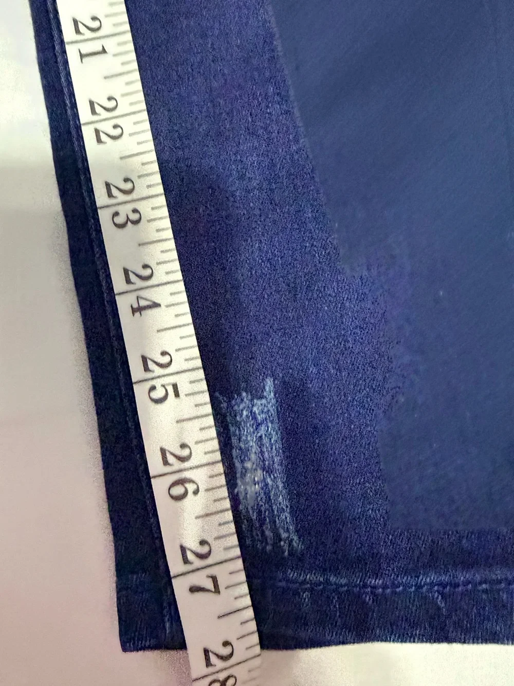 NWT Salvage Size 9 Dark Blue Distressed Jeans